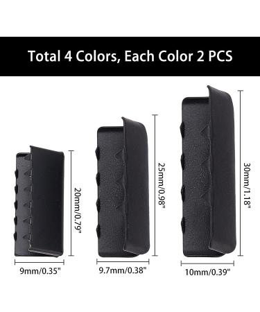 PandaHall Brass Ribbon Crimp Ends Belt Buckle Clasp Jewelry Findings (20/25/30mm) - Golden/Black/Platinum/Gunmetal - Buy Online on GoSupps.com