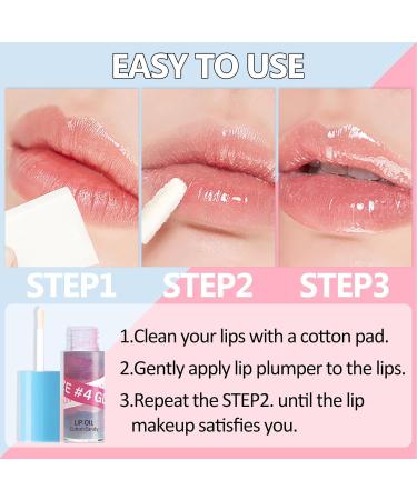 Real 2pcs lip plumper set large brush head lip gloss plumper natural lip gloss plumping lip gloss for fuller & reduces fine lines moisturizing lip plumping gloss for cracked & dry - Buy Online on GoSupps.com