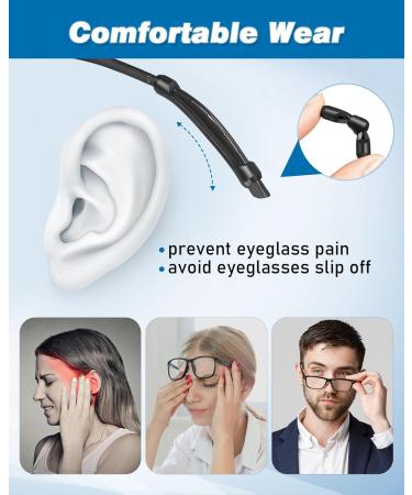 Vastar Glasses Nasal Pads & Brick Cover Set - 13 Pairs Self-Adhesive Silicone Nose Pads + 4 Pairs Anti-Slip Ears - Essential Glasses Accessories - Buy Online on GoSupps.com