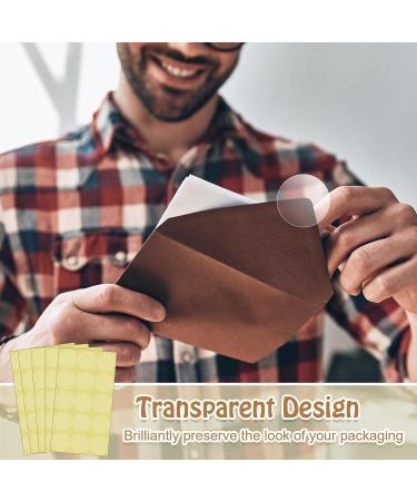 1030 Pieces Clear Round Stickers Circle Seal Labels 25 mm 35 mm 50 mm Retail Package Seals Transparent Self Adhesive Wedding Birthday Party Gift Packaging and Package Box Seal - Buy Online on GoSupps.com