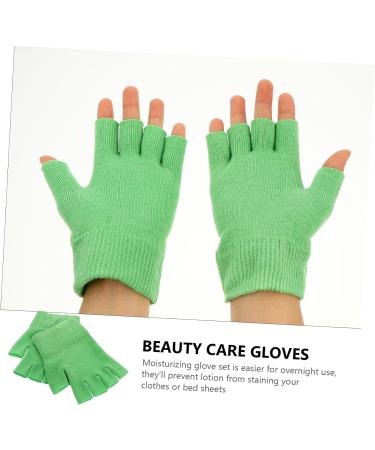 Healeved 4 Pairs Gel Gloves Lotion Gloves for Dry Hands Moisturizer Gloves Fingerless Gloves Moisturizing Gloves Half Finger Spa Gloves Hand Cracked Gloves Skin Care Cosmetic Knitting Miss - Buy Online on GoSupps.com