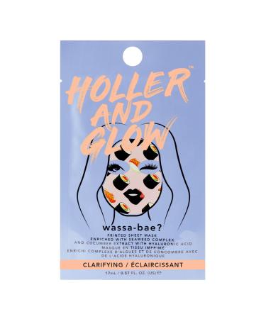 Holler and Glow Wassa-Bae Printed Face Mask