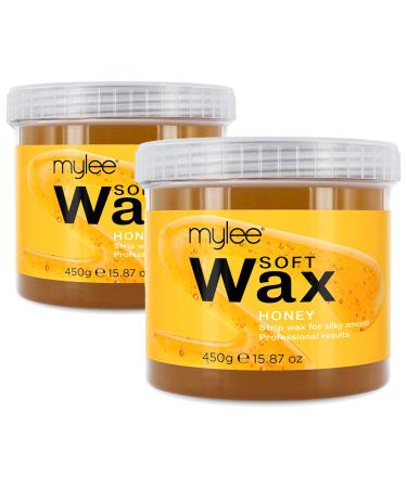 Mylee Honey Soft Creme Wax 425g Short/Stubborn/Coarse Hair Removal Ideal for All Body Areas High Performance for Sensitive Skin Wax Heater Friendly (2x 425g) 425 g (Pack of 2) - Buy Online on GoSupps.com