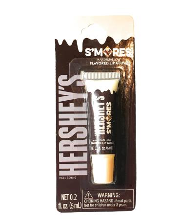 (1) .2 oz Squeezy Tube Marshmallow S mores Flavored Lip Gloss