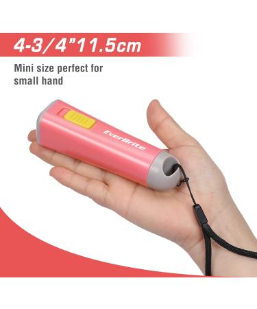 Everbrite Mini LED Flashlight - Coral Red 1W | Perfect for Camping & Gifts - 3 AAA Batteries Included - Buy Online on GoSupps.com