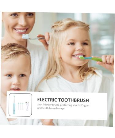 Orfofe Children's Electric Toothbrush Set - USB Rechargeable Automatic Kids Toothbrush with Travel Case - Blue - Buy Online on GoSupps.com