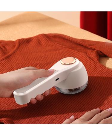 USB Rechargeable Lint Remover | Lightweight Fabric Fuzz Remover for Clothes & Furniture | Efficient Six-Blade Design for Home & Travel - Buy Online on GoSupps.com
