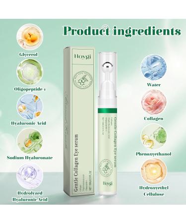 S rum pour Les Yeux 15ml Collag ne Serum Yeux Collag ne Eye Serum Ss rum Contour des Yeux Rouleau Sous Les Yeux Soins des Yeux Eye Care Hydratation Intense Vert - Buy Online on GoSupps.com