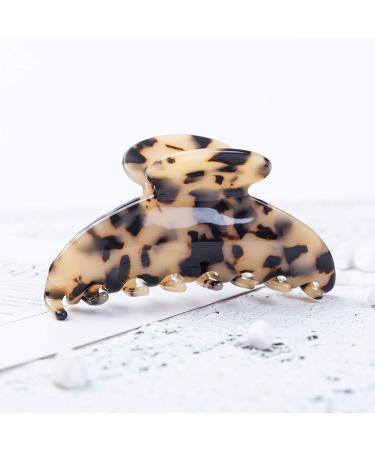 Prettyou Large Handmade Celluloid French Barrette Tortoise Shell Hair Clip for Women - Buy Online on GoSupps.com