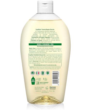 Equilibra SRL Body balance oat bathroom shower bathroom shower oat gentle cleanser and protection suitable for the whole family with oat extract and vegetable surfactants 1000 ml - Buy Online on GoSupps.com