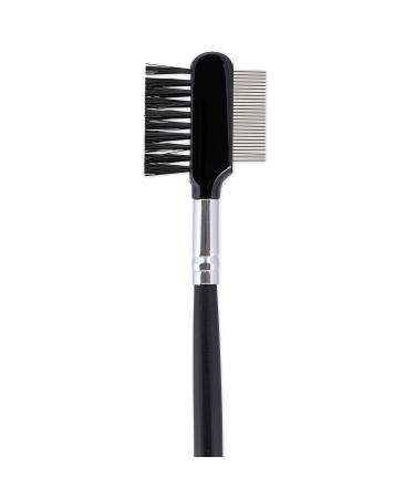 K-Pro 2-in-1 Eyebrow Brush & Eyelash Comb - Metal Dual Tool for Perfect Brows & Lashes | International Shipping - Buy Online on GoSupps.com