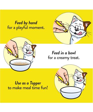 TEMPTATIONS Creamy Puree Lickable Cat Treats - 44 Pouches, Multiple Chicken Flavors - Buy Online on GoSupps.com