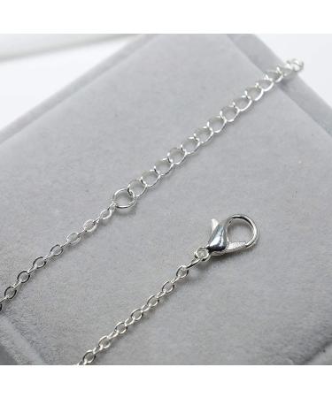 TseanYi Boho Turquoise Drop Chain Necklace - Silver Gemstone Pendant for Women and Girls - Buy Online on GoSupps.com
