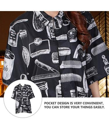 Minkissy Barber Jacket | Hair Salon Stylist Uniform for Men & Women | Grooming Smock Vest - Buy Online on GoSupps.com