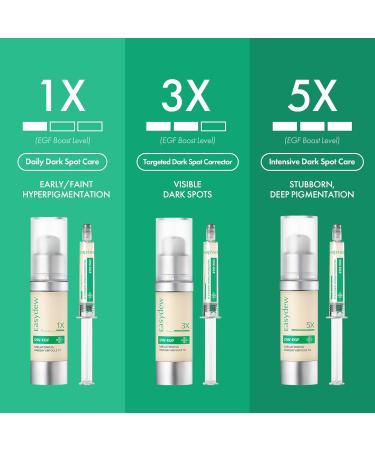 Easydew DW-EGF Melatoning Ampoule 5X - Hydrating Dark Spot Serum with Niacinamide & Glutathione for Uneven Skin - Fast Absorbing Day & Night Ampoule Korean Skin Care (Bottle 1.01 fl oz EGF 5X) EGF 5X 1.01 fl oz - Buy Online on GoSupps.com