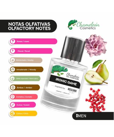 Chameleon-Ironic Game-oil based essence- inspired en toy boy-men-1.7 Oz 50 ml - Buy Online on GoSupps.com