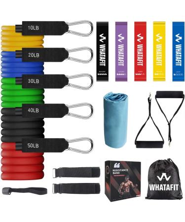 Resistance Bands Exercise Bands Resistance Bands for Working Out Work Out Bands with Handles for Men and Women Fitness Strength Training Home Gym Equipment (Assorted) - Buy Online on GoSupps.com