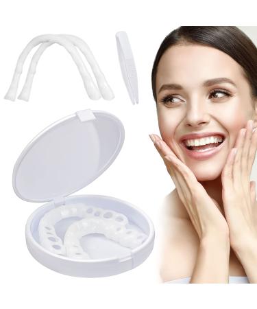 Fake Teeth, Veneers Dentures Socket for Upper and Lower Jaw, Dental Veneers for Women and Men, Regain Confident Smile 1 Pair