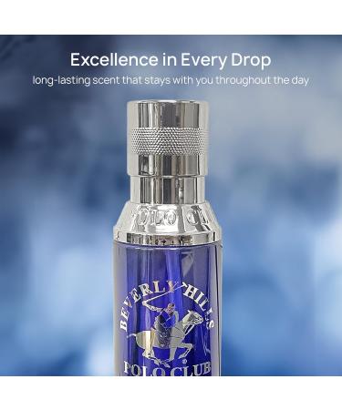 Beverly Hills Polo Club Body Spray for Men - BHPC Blue - Notes of Lavender & Sandalwood - Fresh Oceanic Long Lasting Cologne Scents - Ideal Gift for Him 6oz - Buy Online on GoSupps.com