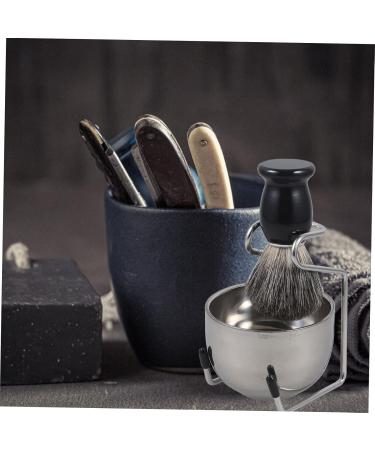 FOMIYES 5 Sets Beard Brush Set - Professional Shaving Kit with Mug & Stand for Men | Must-Have Grooming Essentials - Buy Online on GoSupps.com