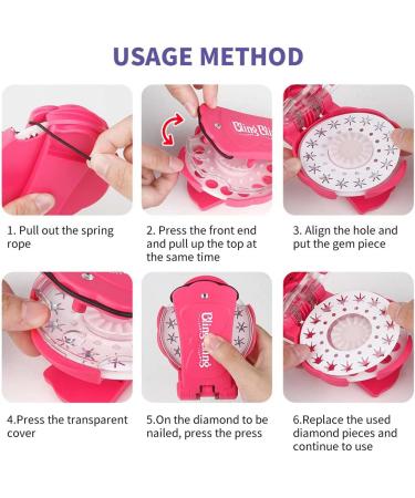 Hair Gem Stamper Deluxe Set - 180 Hair Gems - Ultimate Styling Tool for Girls, Kids, and Women - Buy Online on GoSupps.com