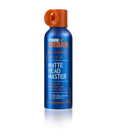 Fudge Urban Matte Headmaster Hairspray for Men Strong Hold Texturizing with Matte Finish Hair Spray for Men 135 ml Matte Texturising Hairspray