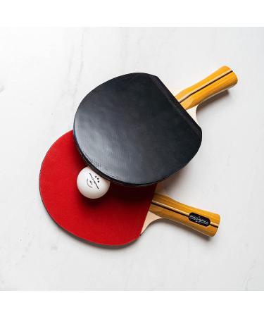 PRO-SPIN Ping Pong Paddle Set - High-Performance Rackets, 3-Star Balls, Compact Case | Indoor & Outdoor 4-Player Kit - Buy Online on GoSupps.com