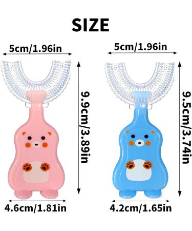 Buy Himbiu U-Shaped Toothbrush for Kids - Soft Brush for Gentle Gum Massage (2-Pack) - Ideal for Ages 2-6 - International Shipping Available - Buy Online on GoSupps.com