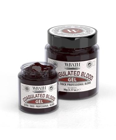 Wrath Coagulated Blood Gel - Professional Extra Thick Artificial Blood for SFX Makeup Halloween Scars & Cuts | 90g & 130g - Buy Online on GoSupps.com