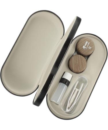 Zerodeko 2-in-1 Glasses Case | Double Layer Storage with Mirror Tweezers & Applicator | Portable Eyewear Organizer - Buy Online on GoSupps.com