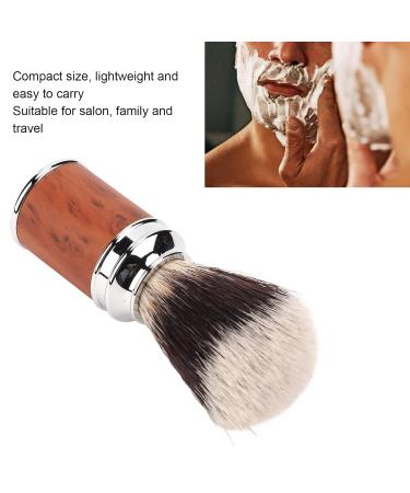 Premium Wooden Beard & Mustache Brush - Nylon Hair Shaving & Cleaning Brush for Men's Grooming | Ideal for Home Hairdressing Salons - Buy Online on GoSupps.com