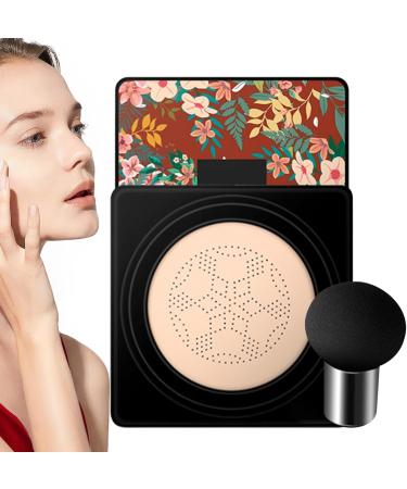 Bb Cream Foundation Mushroom Head Air Cushion Cream Long Lasting Full Coverage Makeup Base Primer with Mushroom Head Brush Waterproof Cc Cream for Even Skin Tone - Buy Online on GoSupps.com