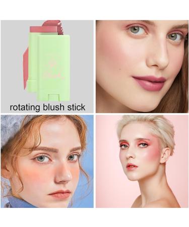 Makeup Blush Stick Pigmented Cream Blush Stick Matte Cream Blush Stick Natural Finish Waterproof Long Lasting for All Skin Tones Chaies - Buy Online on GoSupps.com
