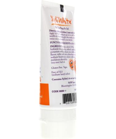 Now Foods XyliWhite Orange Splash Kids Toothpaste 3 oz Gel Pack of 2 - Buy Online on GoSupps.com