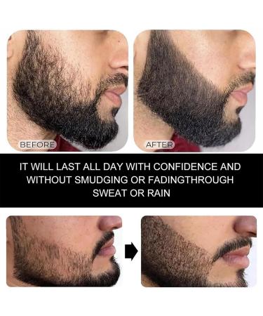 Brown Beard Pencil Filler for Men - Waterproof & Sweatproof Beard Pen - Long-Lasting Coverage Mustache Set - Enhance Facial Hair Styling - Buy Online on GoSupps.com