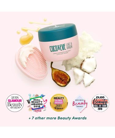 Coco & Eve Like a Virgin Hair Masque - Coconut & Fig Hair Mask for Dry Damaged Hair | Deep Conditioning Treatment with Shea Butter & Argan Oil - Buy Online on GoSupps.com
