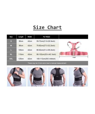 MPGOOD Unisex Posture Corrective Girdle Cervical Back Support Belts Posture Corrector Corset Upright Posture Waist Trainer for Backache Elegant XXX Vit XXX - Buy Online on GoSupps.com