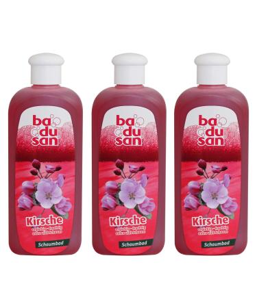 Pack of 3 Badusan bath additive bubble bath cherry 3 x 500 ml