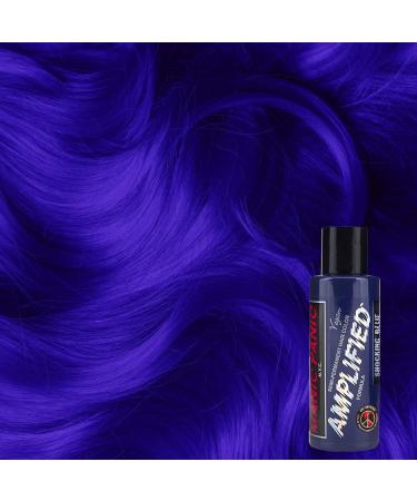 Manic Panic Amplified Shocking Blue Hair Dye 4 Fl. Oz - Long Lasting Cream Formula (1 Count) - Buy Online on GoSupps.com