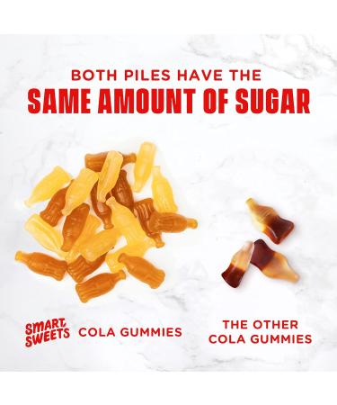 SmartSweets Cola Gummies Gummy Candy with Low Sugar Plant-Based Gluten-Free No Sugar Alcohols No Artificial Colours or Sweeteners Pack of 12 - Buy Online on GoSupps.com
