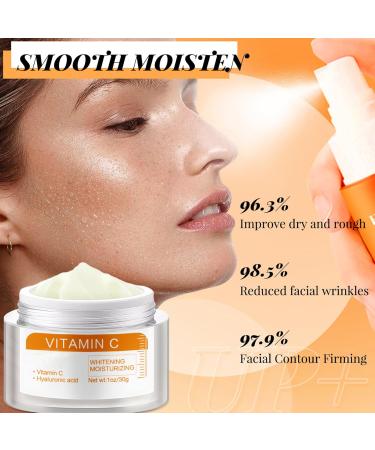 Vitamin C Face Mist&Vitamin C Cream Hydrating Face Mist&Anti Aging Cream Set Vitamin C Serum for Face Relieves Redness Skincare Set Brighten&Improve Uneven Skin Relieves Dark Spots Spray Moisturiser - Buy Online on GoSupps.com