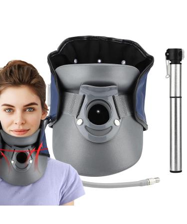 Neck Traction Brace Adjustable Neck Traction Posture Corrector For Neck Inflatable Neck Stretcher Home Neck Traction Kit Neck Traction Use for Adjustable Neck Support - Buy Online on GoSupps.com