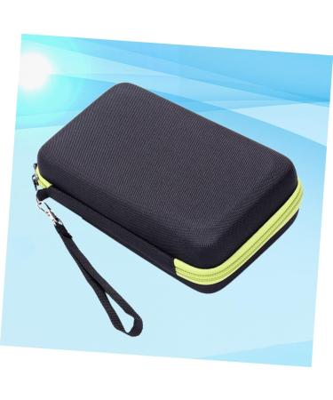 Minkissy Leather Pocket for Men | Electronics Organizer Travel Case & Makeup Bag | Durable EVA Travel Accessories & Razor Bag - Buy Online on GoSupps.com