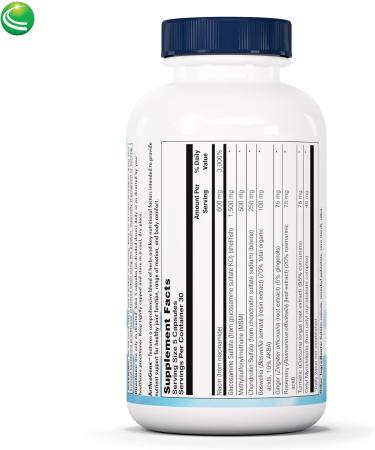 Nutra BioGenesis ArthroGenx - Turmeric Ginger & MSM for Joint Support | 150 Capsules - Natural Inflammation Relief - Buy Online on GoSupps.com
