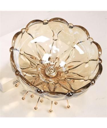 Fruit Basket Bowl Crystal Glass Fruit Bowl Chinese Retro Handmade Transparent Geometric Candy Bowl Home Living Room Kitchen Desktop Decor Fruit Dish Fruit Bowls (Size : C) - Buy Online on GoSupps.com