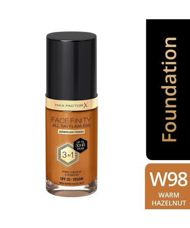 Max Factor Facefinity All Day Flawless Foundation - Fb.98 Warm Hazelnut | International Shipping - Buy Online on GoSupps.com