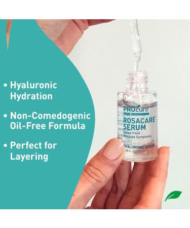 PROcure Rosacare Face Serum - Ultra-Hydrating Rosacea Treatment with Hyaluronic Acid & Niacinamide for Instant Redness Relief & Skin Moisturization - 1.08 Fl Oz - Buy Online on GoSupps.com
