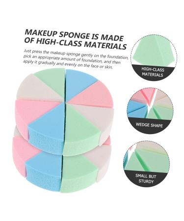 Buy Minkissy 4 Sets Triangular Sponge Puff - Portable Mini Powder Puffs for Flawless Makeup Application | Ideal for Face & Body - Buy Online on GoSupps.com