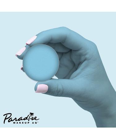 Mehron Makeup Paradise AQ Refill - Light Blue | Highly Pigmented Water-Activated Cake Makeup - Buy Online on GoSupps.com