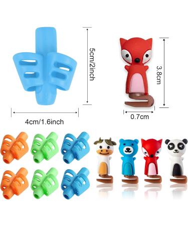 Ergonomic Pencil Handles - 6 Pack Writing Aid for Kids & Adults | Perfect for Handwriting Improvement & Special Needs - Buy Online on GoSupps.com